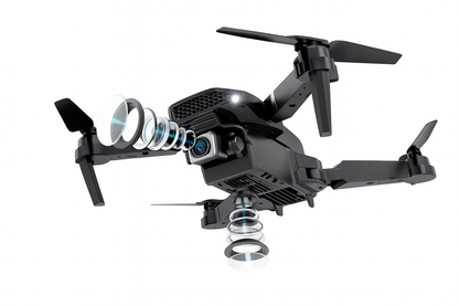 Dron doble cámara 4K + maletín